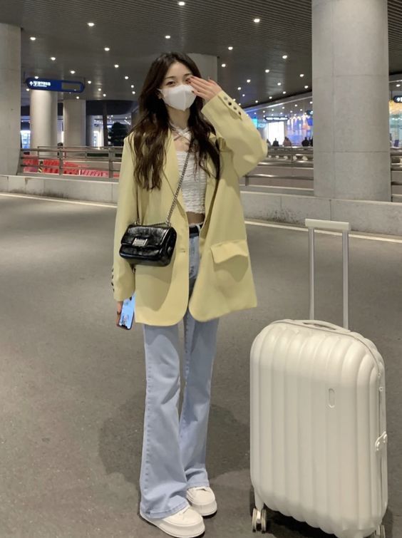 Fashion trend | Korean airport fashion, Fashion, Ulzzang fashi