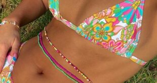 Colourful Beaded Waist Chains // Elasticated Summer Belly - Etsy .