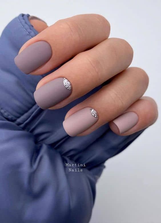 40+ Beautiful Purple Nails Inspiration Photos + Trends | Simple .