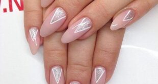 17 Super Cute Triangle Nail Art Designs | Nail designs glitter .
