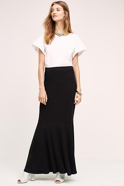 Ro & De Trumpet Maxi Skirt | Womens skirt, Skirts, Maxi ski