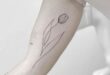 Top 109 Best Tulip Tattoo Ideas - [2021 Inspiration Guide] | Tulip .