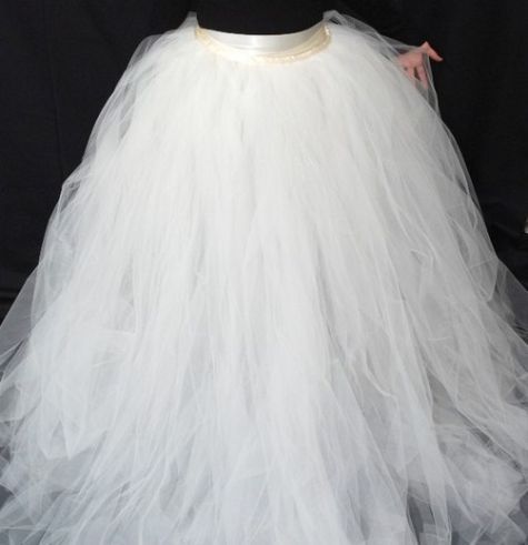 DIY Wedding Skirt/Tutu - CraftStylish | Wedding skirt, Tulle .