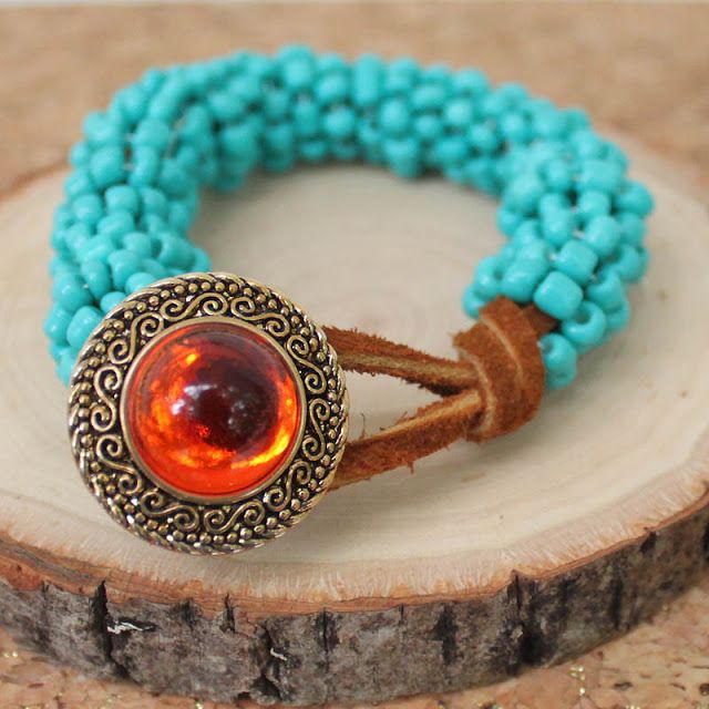 Turquoise Wrapped Statement
      Bracelet