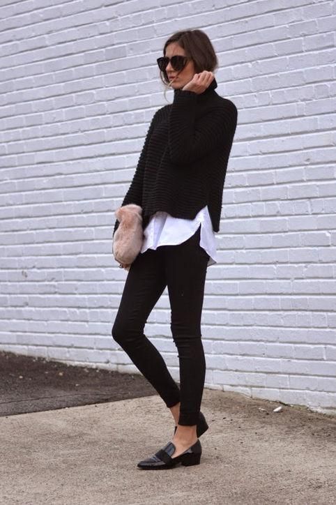 Exactly how to wear a turtleneck sweater this fall - click for 15 .