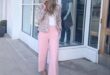 Women's Pink Pants Outfits: 19 Ways To Wear Pink Pants | Pink .