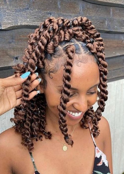 Twisted Hairstyles For Summer
     