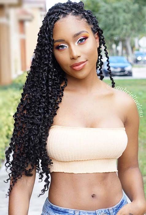 25 Gorgeous Passion Twists Hairstyles #gorgeoushair #hairstyles .