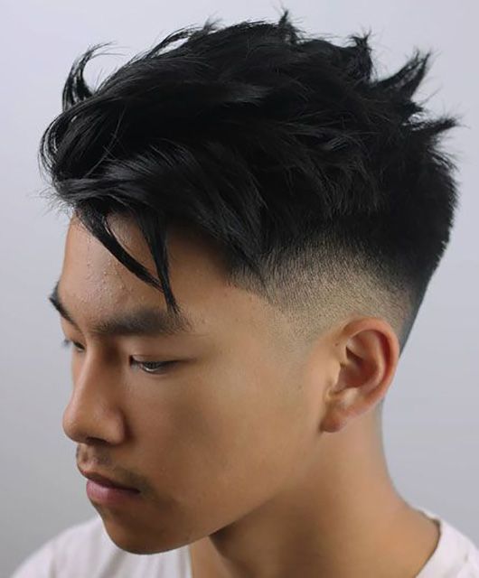 Curly Undercut: 30 Modern Curly Hair Undercut for Men | Asian men .
