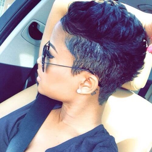 Undercut Hairstyles for African American Women | Short hair styles .