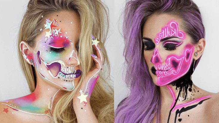 Artistic Unicorn Skeleton Makeup Ideas On Instagram! | Unicorn .