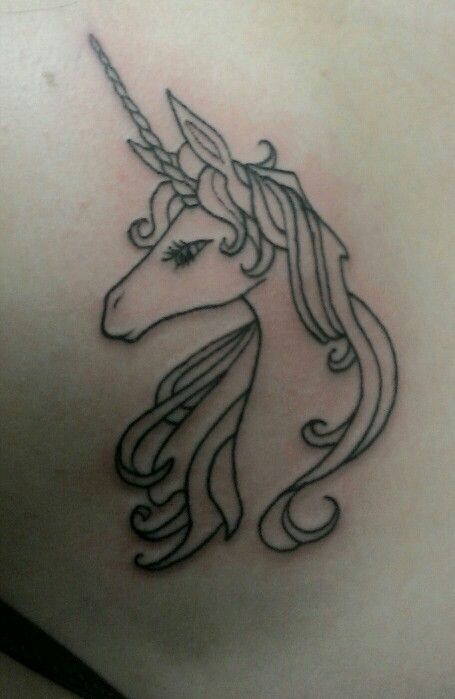 Unicorn tattoo | Unicorn tattoos, Unicorn tattoo designs, Girly .