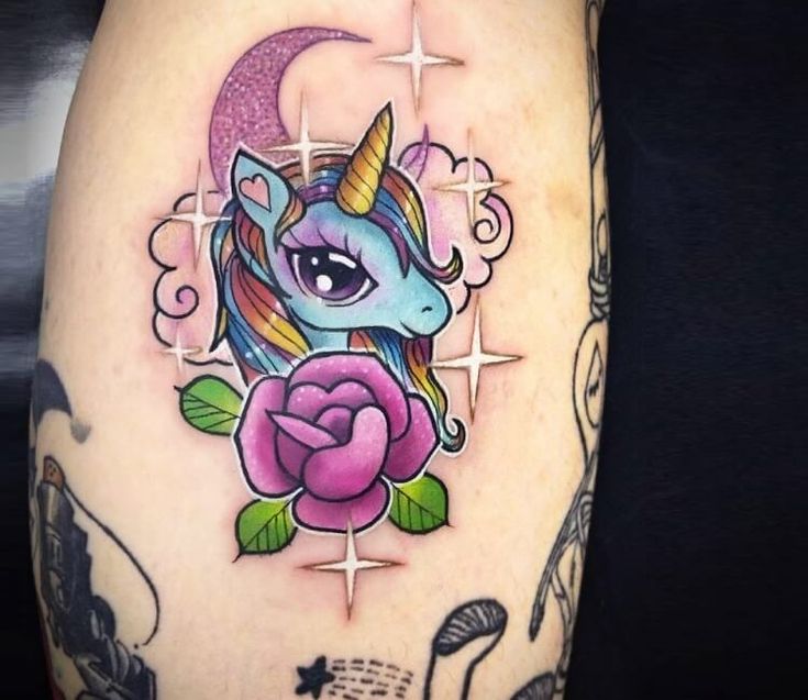 Unicorn tattoo by Vinni Mattos | Post 26961 | Unicorn tattoos .