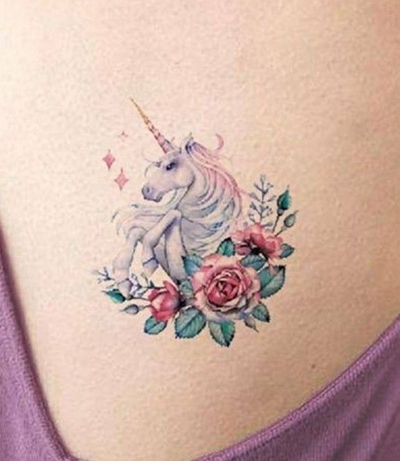 Unicorn tattoo | Unicorn tattoos, Mother tattoos, Unicorn tattoo .