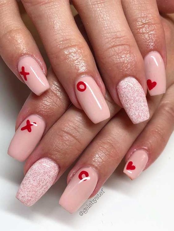 50+ Trendy Valentine's Day Nails For 2023 | Chasing Daisies | Nail .