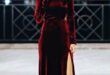 Velvet Gown | Winter wedding guest dress, Guest attire, Prom .