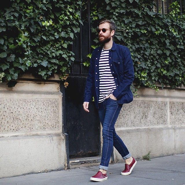 5 Ways To Wear Stripped T Shirt | Ropa informal masculina, Estilos .