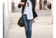 cuffed jeans with ankle boots | Moda, Doblar los pantalones, Outfi