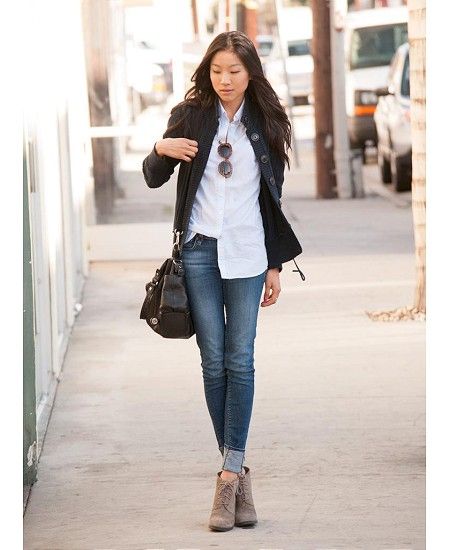 Ways To Wear Cuffed Jeans
     