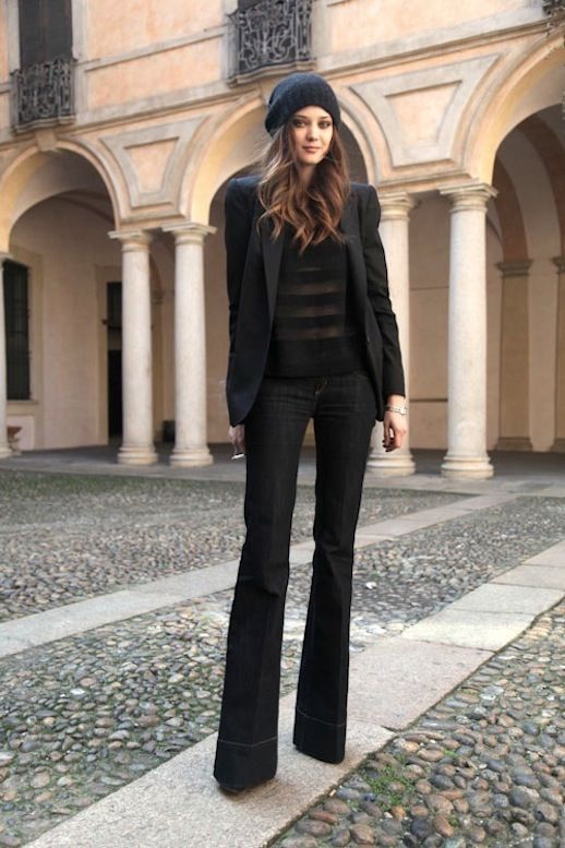 9 Ultra-Cool Ways To Wear Flared Jeans (Le Fashion) | Fashion .