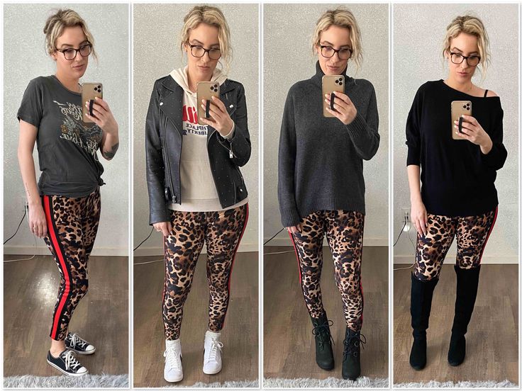 10 Ways to Wear Leopard Print Leggings (No Gym Required) | Animal .