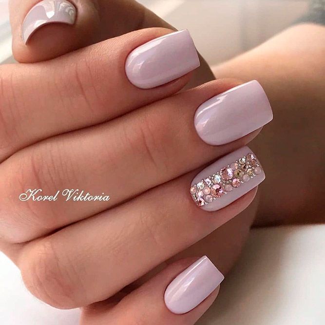 39 Exquisite Ideas Of Wedding Nails For Elegant Brides | Lilac .