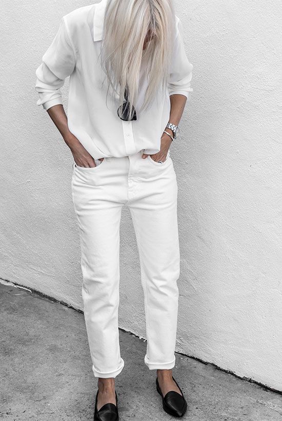 8 All White Outfits To Start Thinking About Warmer Days - Be Daze .