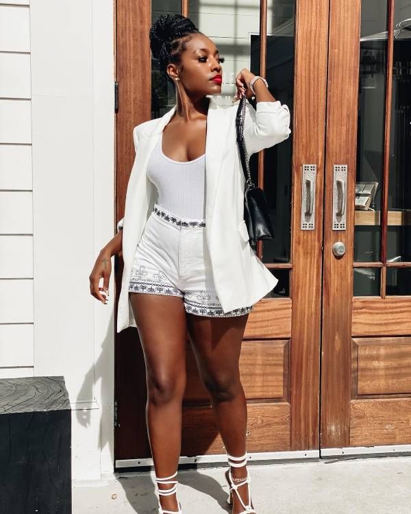 30 Fun Ways to Wear White Shorts for Women - Inspired Beauty .