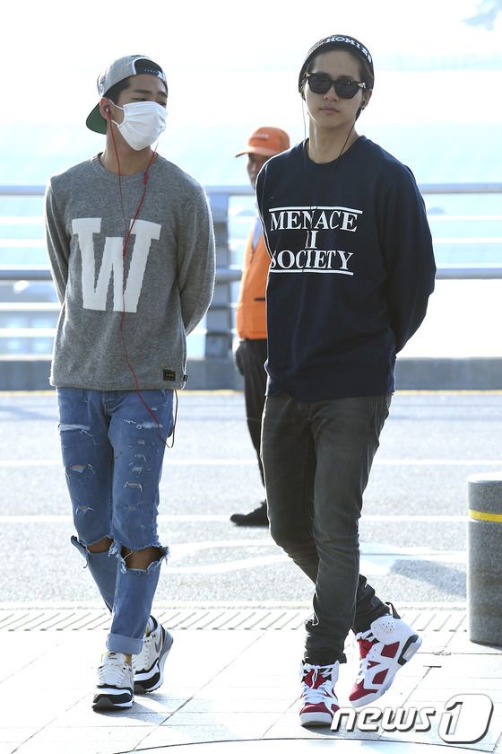 Asian streetwear, Korean fashion men, Airport sty