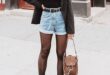 Simple Street Style Ideas How To Wear Shorts In Cold Weather 2020 .