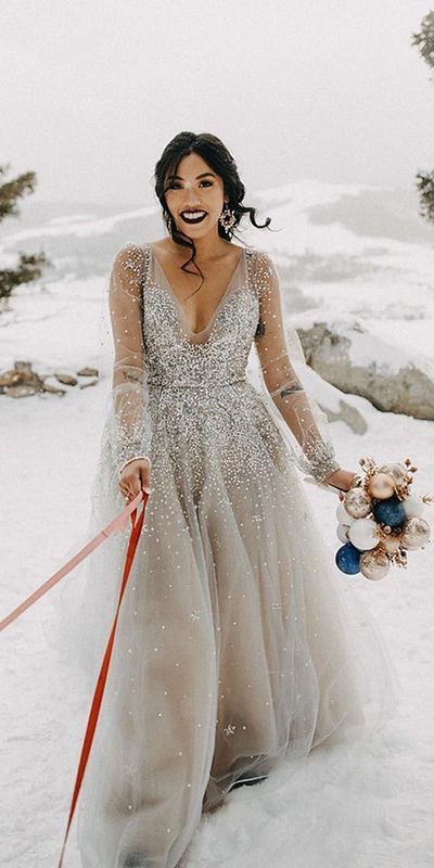 Stylish Winter Wedding Dresses