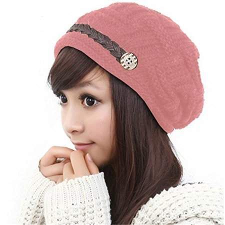 Lacasa Winter Wear Warm Women's Beanie Style Cable Knit Cap Hat .
