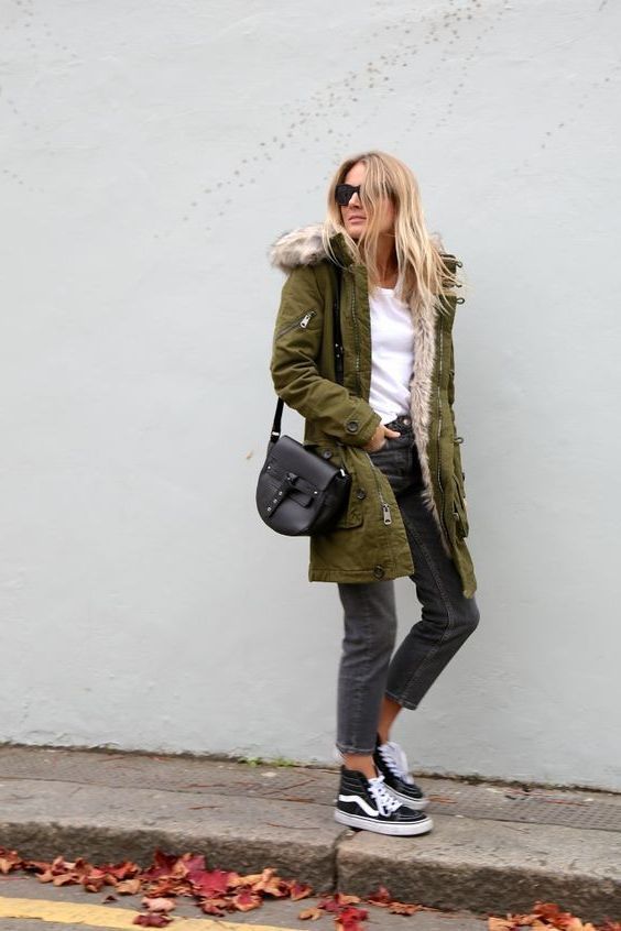 Parkas For Women: Best Outfit Ideas 2019 | Black parka jacket .