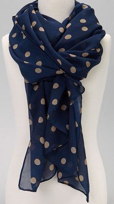 Super Stylish Ways To Tie A Pashmina Scarves/Shawl | Polka dot .