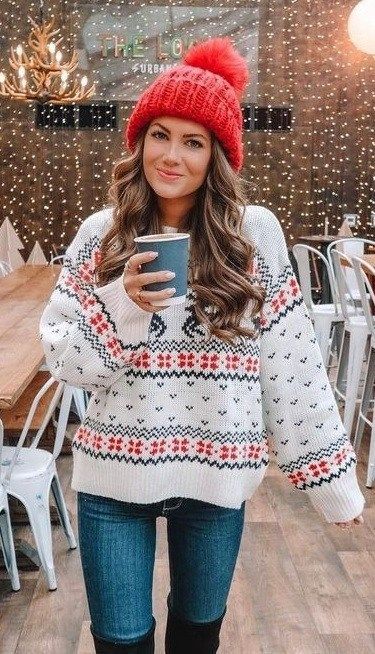 Cute Christmas Outfits to try this Christmas 2019 | Christmas .