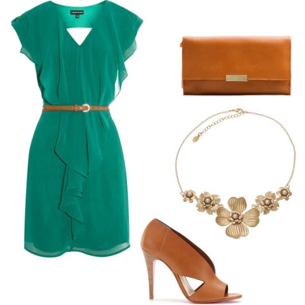 Bridal Shower outfit work outfit, my green dress has a 3/4 and no .
